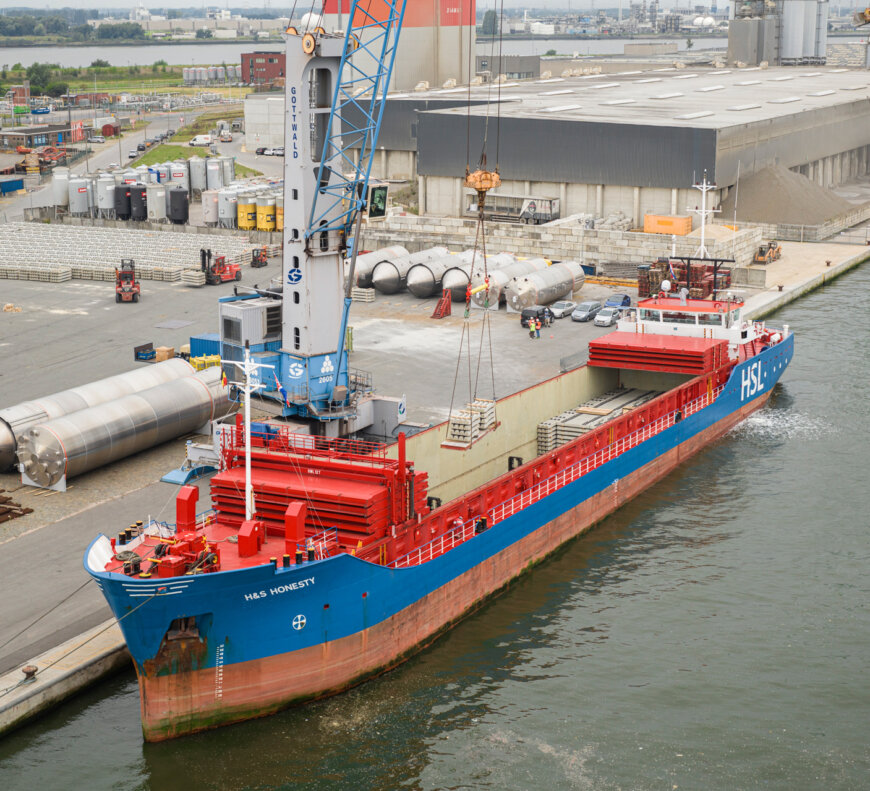 Moll Rail Verschiffung der Betonschwellen nach Irland Strecke Foynes Limerick Moll Rail Verschiffung der Betonschwellen nach Irland Strecke Foynes Limerick